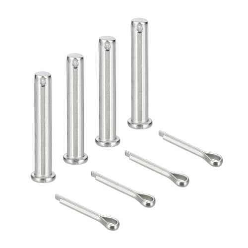 sourcing map Gabelkopfstifte, M10 x 70 mm, 304 Edelstahl, Einloch, Flachkopf, Anhängerkupplung, Verschlusssysteme mit Splinten für Möbelmontage, Anhänger, Rasenmäher, Silber, 4 Stück sourcing map Gabelkopfstifte, M10 x 70 mm, 304 Edelstahl, Einloch, Flachkopf, Anhängerkupplung, Verschlusssysteme mit Splinten für Möbelmontage, Anhänger, Rasenmäher, Silber, 4 Stück von sourcing map