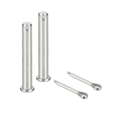 sourcing map Gabelkopfstifte, M10 x 80 mm, 304 Edelstahl, Einloch, Flachkopf, Anhängerkupplung, Verschlusssysteme mit Splinten für Möbelmontage, Anhänger, Rasenmäher, Silber, 2 Stück sourcing map Gabelkopfstifte, M10 x 80 mm, 304 Edelstahl, Einloch, Flachkopf, Anhängerkupplung, Verschlusssysteme mit Splinten für Möbelmontage, Anhänger, Rasenmäher, Silber, 2 Stück von sourcing map
