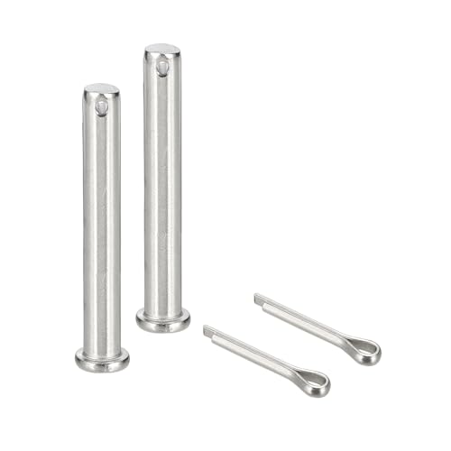 sourcing map Gabelkopfstifte, M10 x 90 mm, 304 Edelstahl, Einloch, Flachkopf, Anhängerkupplung, Verschlusssysteme mit Splinten für Möbelmontage, Anhänger, Rasenmäher, Silber, 2 Stück sourcing map Gabelkopfstifte, M10 x 90 mm, 304 Edelstahl, Einloch, Flachkopf, Anhängerkupplung, Verschlusssysteme mit Splinten für Möbelmontage, Anhänger, Rasenmäher, Silber, 2 Stück von sourcing map
