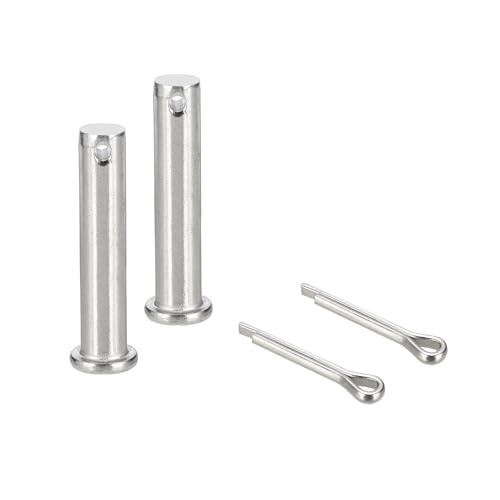 sourcing map Gabelkopfstifte, M12 x 60 mm, 304 Edelstahl, Einloch, Flachkopf, Anhängerkupplung, Verschlusssysteme mit Splinten für Möbelmontage, Anhänger, Rasenmäher, Silber, 2 Stück sourcing map Gabelkopfstifte, M12 x 60 mm, 304 Edelstahl, Einloch, Flachkopf, Anhängerkupplung, Verschlusssysteme mit Splinten für Möbelmontage, Anhänger, Rasenmäher, Silber, 2 Stück von sourcing map