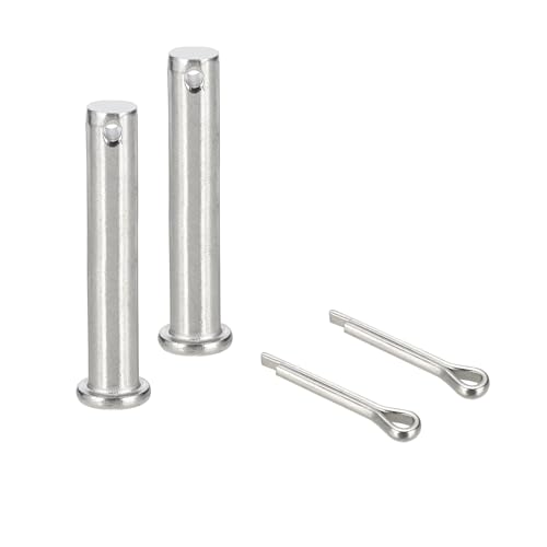 sourcing map Gabelkopfstifte, M12 x 70 mm, 304 Edelstahl, Einloch, Flachkopf, Anhängerkupplung, Verschlusssysteme mit Splinten für Möbelmontage, Anhänger, Rasenmäher, Silber, 2 Stück sourcing map Gabelkopfstifte, M12 x 70 mm, 304 Edelstahl, Einloch, Flachkopf, Anhängerkupplung, Verschlusssysteme mit Splinten für Möbelmontage, Anhänger, Rasenmäher, Silber, 2 Stück von sourcing map