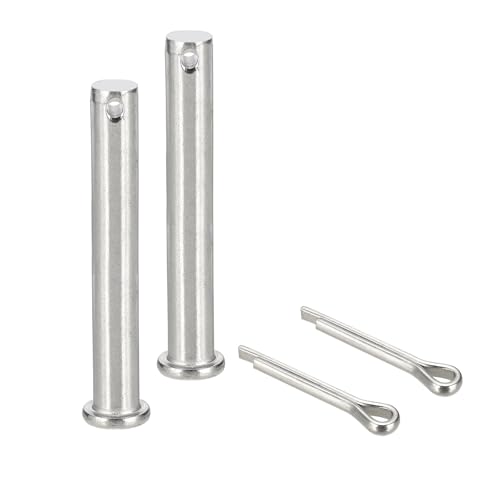 sourcing map Gabelkopfstifte, M12 x 90 mm, 304 Edelstahl, Einloch, Flachkopf, Anhängerkupplung, Verschlusssysteme mit Splinten für Möbelmontage, Anhänger, Rasenmäher, Silber, 2 Stück sourcing map Gabelkopfstifte, M12 x 90 mm, 304 Edelstahl, Einloch, Flachkopf, Anhängerkupplung, Verschlusssysteme mit Splinten für Möbelmontage, Anhänger, Rasenmäher, Silber, 2 Stück von sourcing map