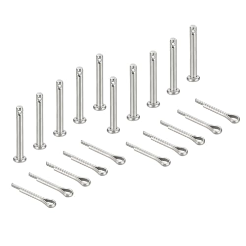 sourcing map Gabelkopfstifte, M3 x 25 mm, 304 Edelstahl, Einloch, Flachkopf, Anhängerkupplung, Verschlusssysteme mit Splinten für Möbelmontage, Anhänger, Rasenmäher, Silber, 10 Stück sourcing map Gabelkopfstifte, M3 x 25 mm, 304 Edelstahl, Einloch, Flachkopf, Anhängerkupplung, Verschlusssysteme mit Splinten für Möbelmontage, Anhänger, Rasenmäher, Silber, 10 Stück von sourcing map