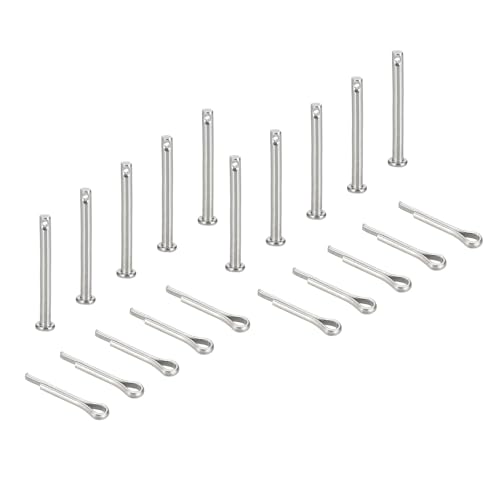 sourcing map Gabelkopfstifte, M3 x 30 mm, 304 Edelstahl, Einloch, Flachkopf, Anhängerkupplung, Verschlusssysteme mit Splinten für Möbelmontage, Anhänger, Rasenmäher, Silber, 10 Stück sourcing map Gabelkopfstifte, M3 x 30 mm, 304 Edelstahl, Einloch, Flachkopf, Anhängerkupplung, Verschlusssysteme mit Splinten für Möbelmontage, Anhänger, Rasenmäher, Silber, 10 Stück von sourcing map