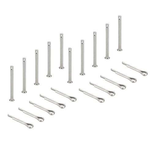 sourcing map Gabelkopfstifte, M3 x 35 mm, 304 Edelstahl, Einloch, Flachkopf, Anhängerkupplung, Verschlusssysteme mit Splinten für Möbelmontage, Anhänger, Rasenmäher, Silber, 10 Stück sourcing map Gabelkopfstifte, M3 x 35 mm, 304 Edelstahl, Einloch, Flachkopf, Anhängerkupplung, Verschlusssysteme mit Splinten für Möbelmontage, Anhänger, Rasenmäher, Silber, 10 Stück von sourcing map