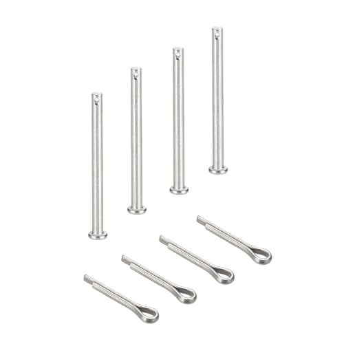 sourcing map Gabelkopfstifte, M5 x 100 mm, 304 Edelstahl, Einloch, Flachkopf, Anhängerkupplung, Verschlusssysteme mit Splinten für Möbelmontage, Anhänger, Rasenmäher, Silber, 4 Stück sourcing map Gabelkopfstifte, M5 x 100 mm, 304 Edelstahl, Einloch, Flachkopf, Anhängerkupplung, Verschlusssysteme mit Splinten für Möbelmontage, Anhänger, Rasenmäher, Silber, 4 Stück von sourcing map