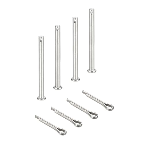 sourcing map Gabelkopfstifte, M5 x 90 mm, 304 Edelstahl, Einloch, Flachkopf, Anhängerkupplung, Verschlusssysteme mit Splinten für Möbelmontage, Anhänger, Rasenmäher, Silber, 4 Stück sourcing map Gabelkopfstifte, M5 x 90 mm, 304 Edelstahl, Einloch, Flachkopf, Anhängerkupplung, Verschlusssysteme mit Splinten für Möbelmontage, Anhänger, Rasenmäher, Silber, 4 Stück von sourcing map