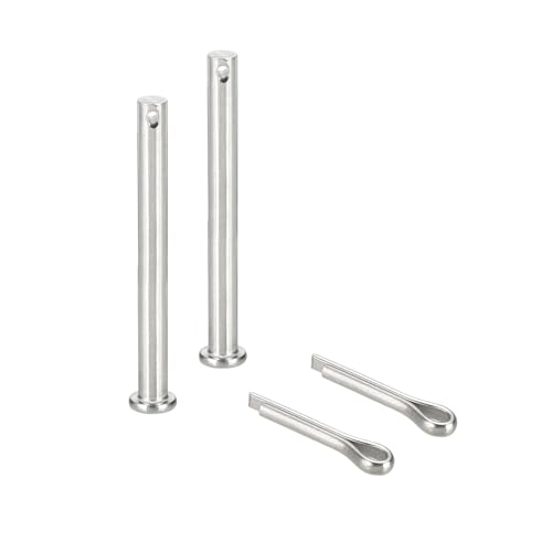 sourcing map Gabelkopfstifte, M8 x 90 mm, 304 Edelstahl, Einloch, Flachkopf, Anhängerkupplung, Verschlusssysteme mit Splinten für Möbelmontage, Anhänger, Rasenmäher, Silber, 2 Stück sourcing map Gabelkopfstifte, M8 x 90 mm, 304 Edelstahl, Einloch, Flachkopf, Anhängerkupplung, Verschlusssysteme mit Splinten für Möbelmontage, Anhänger, Rasenmäher, Silber, 2 Stück von sourcing map