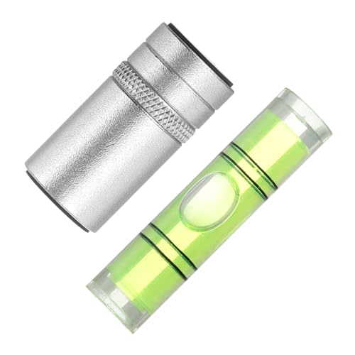 sourcing map Grafikkarten-GPU-Stützhalterung, GPU-Ständerhalter 31–62 mm verstellbar für Desktop-Grafikkarte mit Wasserwaage, Aluminium Silber von sourcing map