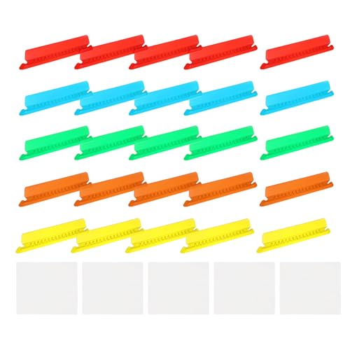 sourcing map Hängeregistraturen, 10,2 cm, einführbare Registerkarten und Einsätze, Kunststoff, transparent, Ordner, Ordner, schnelle Identifizierung, 5 Farben, 100 Stück sourcing map Hängeregistraturen, 10,2 cm, einführbare Registerkarten und Einsätze, Kunststoff, transparent, Ordner, Ordner, schnelle Identifizierung, 5 Farben, 100 Stück von sourcing map