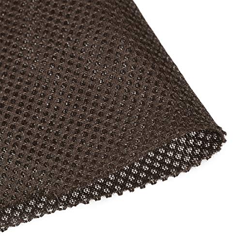 sourcing map Lautsprecher Mesh Grill Tuch (kein Rohrgewebe) Stereo Box Stoff Staubdichtes Audio Tuch 100cm x 160cm 40 Zoll x 63 Zoll Braun von sourcing map