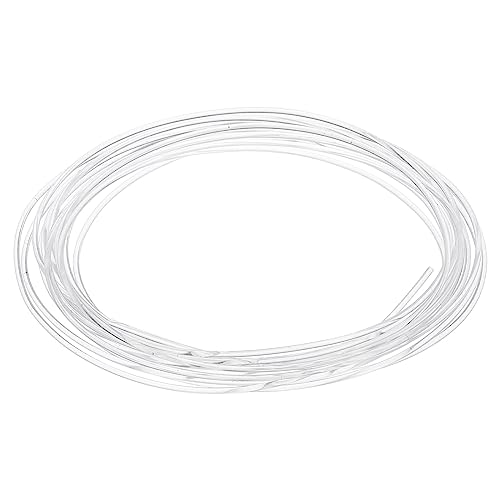 sourcing map MMA Faser Optisches Licht Seite Glühen Kabel 19.7ft Länge 0.08"(2mm) AD LED Durchsichtig für Hotel KTV Basteln Art Zuhause Dekoration von sourcing map
