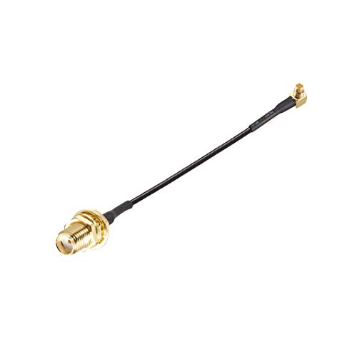 sourcing map MMCX Stecker Rechter Winkel zu SMA Buchse Schott RF Adapter Verbinder Erweiterung Zopfskabel RG1,37 Kupfer 4 Zoll sourcing map MMCX Stecker Rechter Winkel zu SMA Buchse Schott RF Adapter Verbinder Erweiterung Zopfskabel RG1,37 Kupfer 4 Zoll von sourcing map