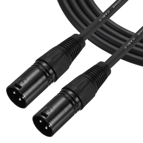 sourcing map Mikrofonkabel, 3-poliger XLR-Stecker auf Stecker, 3 m, XLR-Stecker auf Stecker, Adapter-Mikrofonkabel für Bühnenstudio-Kabel, 2 Stück sourcing map Mikrofonkabel, 3-poliger XLR-Stecker auf Stecker, 3 m, XLR-Stecker auf Stecker, Adapter-Mikrofonkabel für Bühnenstudio-Kabel, 2 Stück von sourcing map