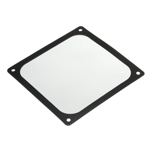 sourcing map PC-Staubfilter, 140x140mm magnetischer Rahmen Nylon Computer Gehäuse Lüfterstaubschutzgitter für Computergehäuse Lautsprecher, Schwarz von sourcing map