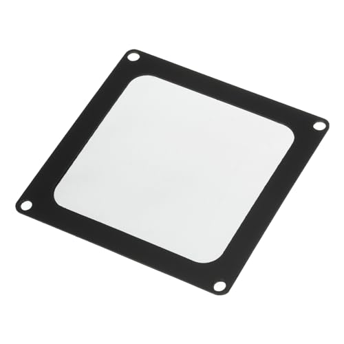sourcing map PC-Staubfilter, 90x90mm magnetischer Rahmen Nylon Computer Gehäuse Lüfterstaubschutzgitter für Computergehäuse Lautsprecher, Schwarz von sourcing map