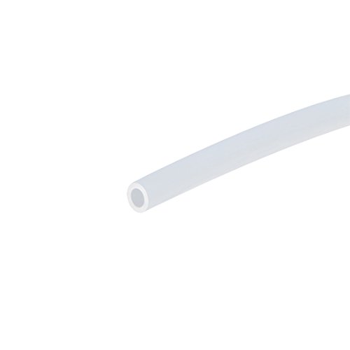 sourcing map PTFE-Schlauch 0,8 mm Innen Dmr x 1,2 mm Außen Dmr x 3,3 Fuß PTFE-Schlauch für PLA ABS 3D-Drucker von sourcing map