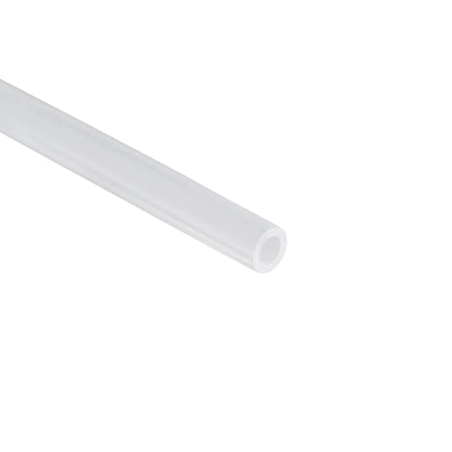 sourcing map PTFE-Schlauch 1 mm Innen Dmr x 2 mm Außen Dmr x 6,6 Fuß PTFE-Schlauch für PLA ABS 3D-Drucker von sourcing map