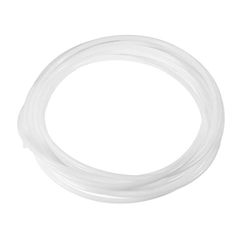 sourcing map PTFE Tube 26Ft - ID 4 mm x AD 6 mm Passfilament 3 mm für 3D-Drucker Weiß von sourcing map