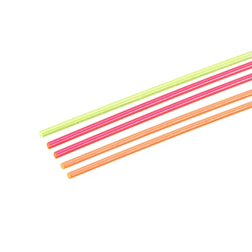 sourcing map Pack mit 5 Faser Optische Stäbe Glasfaser Kabel PMMA für Visier 1mmx20cm Rot Grün Orange 1Set sourcing map Pack mit 5 Faser Optische Stäbe Glasfaser Kabel PMMA für Visier 1mmx20cm Rot Grün Orange 1Set von sourcing map