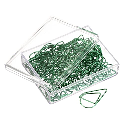 sourcing map Packung mit 100 Büroklammern mit Box Tropfen Form Büro Haus Papier Clip 1 Inch grün sourcing map Packung mit 100 Büroklammern mit Box Tropfen Form Büro Haus Papier Clip 1 Inch grün von sourcing map