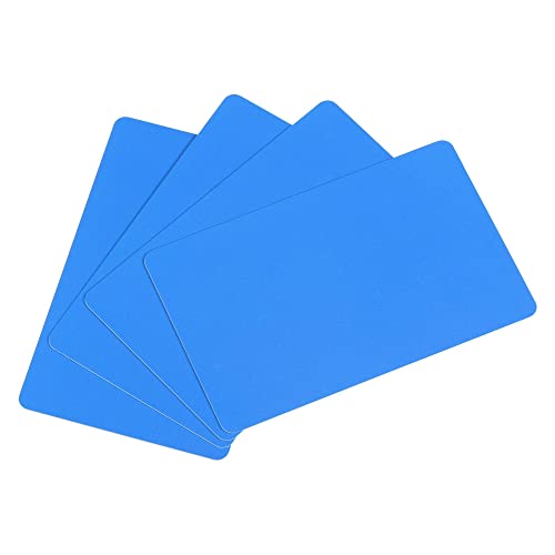 sourcing map Packung mit 50 leere PVC-Karten für ID Ausweis Drucker Grafik Plastik 15mil blau von sourcing map