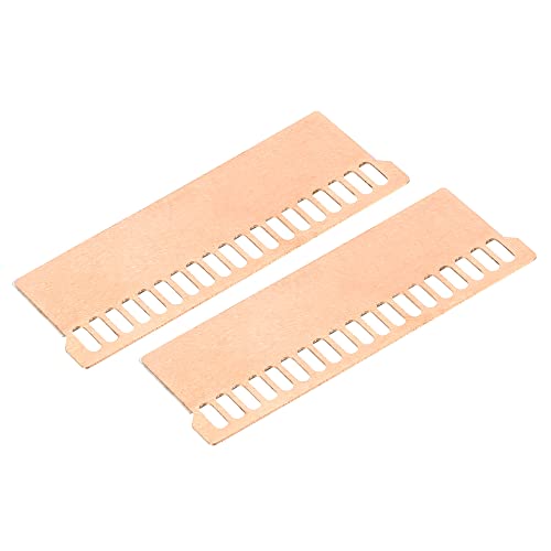 sourcing map Paket von 2 Kupfer mit Leitfähiger Kleber für RAM Speicher Kühler 63x23x0.5mm von sourcing map