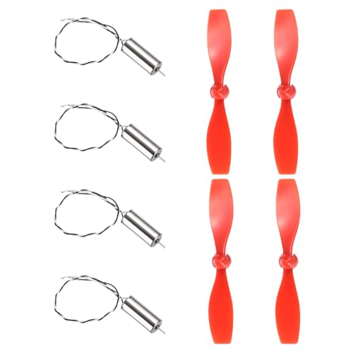 sourcing map Propeller Props 8520 Hohlschalenmotoren mit 4 Stück 75 mm Drohnenpropellern, AB-Klingen, Ersatzteile zur Steuerung des Hohlschalenmotors eines Quadcopters von sourcing map