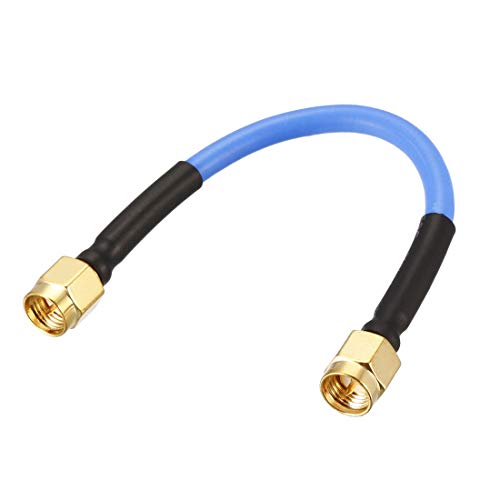 sourcing map RG402 Koaxialkabel SMA Stecker auf SMA Stecker 50 Ohm 0.1M/0.33Ft von sourcing map