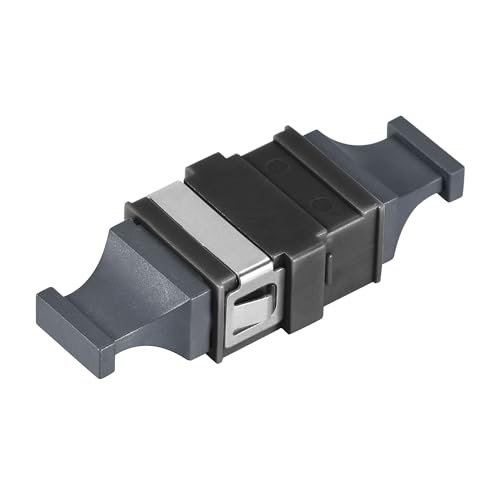 sourcing map SM/MM MPO Glasfaser Verbinder verlustarmer schneller optischer Adapter für MPO/MTP 44x17x10mm schwarz sourcing map SM/MM MPO Glasfaser Verbinder verlustarmer schneller optischer Adapter für MPO/MTP 44x17x10mm schwarz von sourcing map