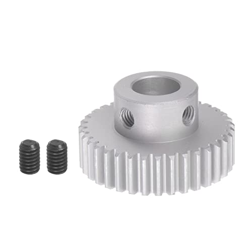 sourcing map Schritt Stirnrad 10mm Bohrung Getriebe 35T Mod 1 Aluminiumlegierung Motorgetriebe für RC Auto Ersatzteile Zubehör Elektrische Schleifer Getriebe Reduktion Getriebe Reduzierer von sourcing map