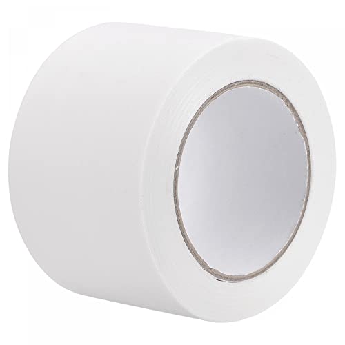 sourcing map Stoff Buchbinderei Reparaturband Rolle 3,1 Zoll x 49 Yards 5,3 Mil weiß für täglichen Bedarf an alten Büchern von sourcing map