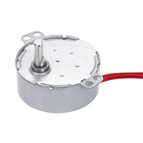 sourcing map Synchronous Motor AC24V 2.5-3RPM 50-60Hz CCW/CW 4W D Welle Elektromotor für Mikrowelle Ofen Lüfter von sourcing map