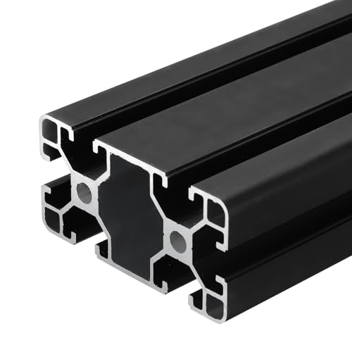 sourcing map T-Nut, 4080 Aluminium-Extrusion, 600 mm, eloxiertes lineares Schienenprofil für 3D-Druckerteile, CNC-DIY-Projekte, Schwarz, 2 Stück sourcing map T-Nut, 4080 Aluminium-Extrusion, 600 mm, eloxiertes lineares Schienenprofil für 3D-Druckerteile, CNC-DIY-Projekte, Schwarz, 2 Stück von sourcing map