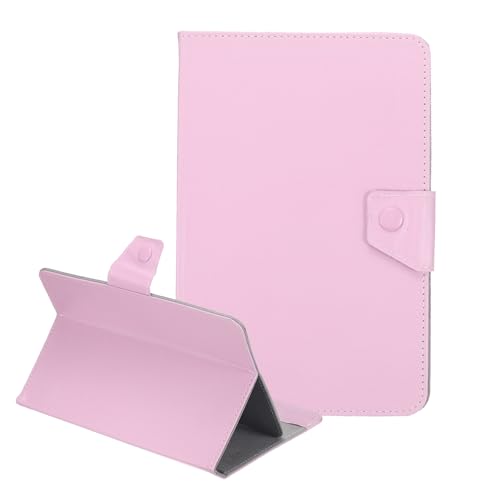 sourcing map Universal 9 Zoll Tablet Hülle, Schutzhülle Folio PU Leder Shell Case für 9.0-9.7 Zoll Touchscreen Tablet Pink von sourcing map