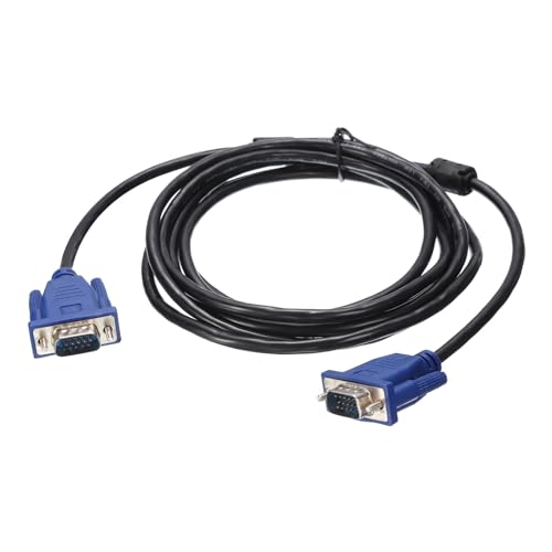 sourcing map VGA zu VGA Kabel, 3,0 m/10 ft männlich zu männlich VGA 3+5 Videokabel für Computer, Projektor sourcing map VGA zu VGA Kabel, 3,0 m/10 ft männlich zu männlich VGA 3+5 Videokabel für Computer, Projektor von sourcing map