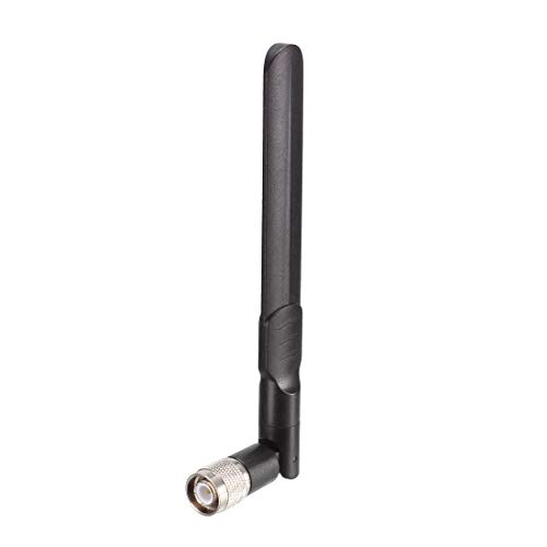 sourcing map WiFi Antenne 8dBi TNC/RP-TNC Stecker 2,4/5,8GHz Omni kompatibel Bluetooth/Zigbee Schwarz TNC Stecker von sourcing map