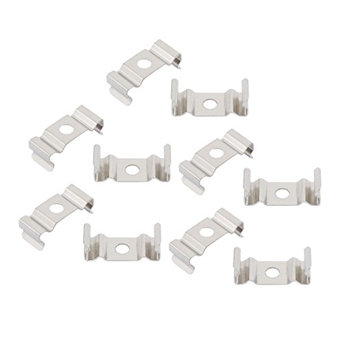 sourcingmap 10 Stück T4 Leuchtstoffröhre Lampensockel Lampenfassung Halterung Clip Silber Ton sourcingmap 10 Stück T4 Leuchtstoffröhre Lampensockel Lampenfassung Halterung Clip Silber Ton von sourcing map