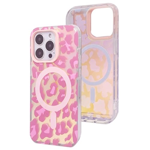 sousukue Holographische Leopard Magnetische Hülle für iPhone 14 Pro 6,1 Zoll Kompatibel mit MagSafe Ladegerät Weiche TPU Klar Bumper Harte PC Rückseite Stoßfest Schutz Niedlich Luxus Irisierend Hülle sousukue Holographische Leopard Magnetische Hülle für iPhone 14 Pro 6,1 Zoll Kompatibel mit MagSafe Ladegerät Weiche TPU Klar Bumper Harte PC Rückseite Stoßfest Schutz Niedlich Luxus Irisierend Hülle von sousukue