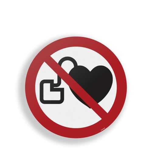 spLEAN INFLOORMA PRO Bodenschild, P007 - Kein Zutritt für Personen mit Herzschrittmachern oder implantierten Defibrillatoren, Ø 400 mm, selbstklebend und rutschfest, Bodenaufkleber stark haftend spLEAN INFLOORMA PRO Bodenschild, P007 - Kein Zutritt für Personen mit Herzschrittmachern oder implantierten Defibrillatoren, Ø 400 mm, selbstklebend und rutschfest, Bodenaufkleber stark haftend von spLEAN