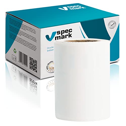 specmark Etiketten-Rolle kompatibel mit DYMO 1976414 59mm x 102mm 50 Stück kompatibel zu allen Etikettendruckern LabelWriter 450, 4XL, Seiko-SLP | Durable Etiketten Polypropylen von specmark