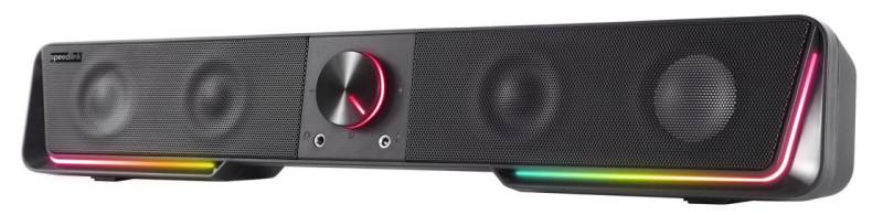 Speedlink GRAVITY RGB Stereo Soundbar, schwarz von speedlink