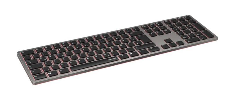 speedlink Tastatur kabellos LEVIA grau von speedlink