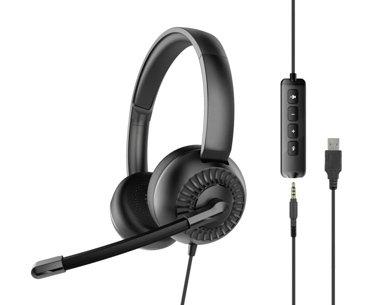 Speedlink METIS USB Stereo Headset, schwarz Speedlink METIS USB Stereo Headset, schwarz von speedlink