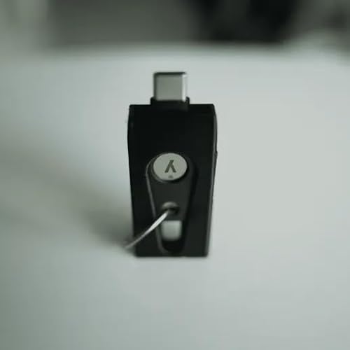 SplashNColor 2FA Schutzhülle kompatibel mit Yubikey 5C und 5C NFC USB C Sicherheitsschlüsseln, schlanke, schlanke Schutzhülle mit Schlüsselanhänger für verbesserten Schutz, Schwarz SplashNColor 2FA Schutzhülle kompatibel mit Yubikey 5C und 5C NFC USB C Sicherheitsschlüsseln, schlanke, schlanke Schutzhülle mit Schlüsselanhänger für verbesserten Schutz, Schwarz von splash n color