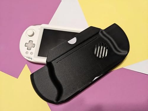 SplashNColor Schutzhülle, Griff und Ständer für Odin 2 Mini – strapazierfähiges ABS-Schild für ultimativen Geräteschutz, leichtes Design ohne Hängenbleiben der Joysticks – Schwarz von splash n color