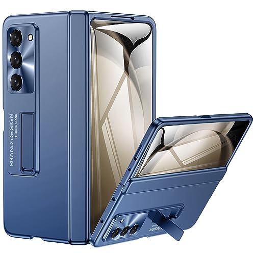 spoovcto für Samsung Galaxy Z Fold 5 Hülle: [Scharnierschutz][Bildschirmschutz] Komfortable Touch-Slim Sleek Schutzhülle für Samsung Galaxy Z Fold 5 5G - Blau von spoovcto