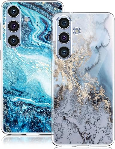 2 Stücke Kompatibel Mit Samsung Galaxy A25 5G Hülle Silikon Klar Case Slim Transparent TPU Flexible Blume Cover Silikoncase Galaxy A25 5G Slim Marmor Handyhülle Schutzhülle für Samsung A25 5G (A) 2 Stücke Kompatibel Mit Samsung Galaxy A25 5G Hülle Silikon Klar Case Slim Transparent TPU Flexible Blume Cover Silikoncase Galaxy A25 5G Slim Marmor Handyhülle Schutzhülle für Samsung A25 5G (A) von sqgylgl