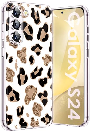Kompatibel Mit Samsung Galaxy S24 Hülle Silikon Dünn Klar Case Slim Transparent TPU Flexible Tiere Cover Silikoncase Galaxy S24 5G Handyhülle Leopard Schutzhülle für Samsung S24 5G Handy (Golden) Kompatibel Mit Samsung Galaxy S24 Hülle Silikon Dünn Klar Case Slim Transparent TPU Flexible Tiere Cover Silikoncase Galaxy S24 5G Handyhülle Leopard Schutzhülle für Samsung S24 5G Handy (Golden) von sqgylgl