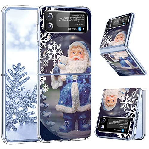 Kompatibel Mit Samsung Galaxy Z Flip 4 5G Hülle Silikon Dünn Klar Case Slim Transparent TPU Flexible Cover Silikoncase Galaxy Z Flip 4 Handyhülle Schutzhülle für Samsung Z Flip 4 Weihnachten 6,7" (D) Kompatibel Mit Samsung Galaxy Z Flip 4 5G Hülle Silikon Dünn Klar Case Slim Transparent TPU Flexible Cover Silikoncase Galaxy Z Flip 4 Handyhülle Schutzhülle für Samsung Z Flip 4 Weihnachten 6,7" (D) von sqgylgl